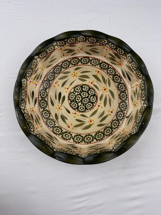 Temp-Tations Other - Temp-tations Old World Green 9” Pie Pan